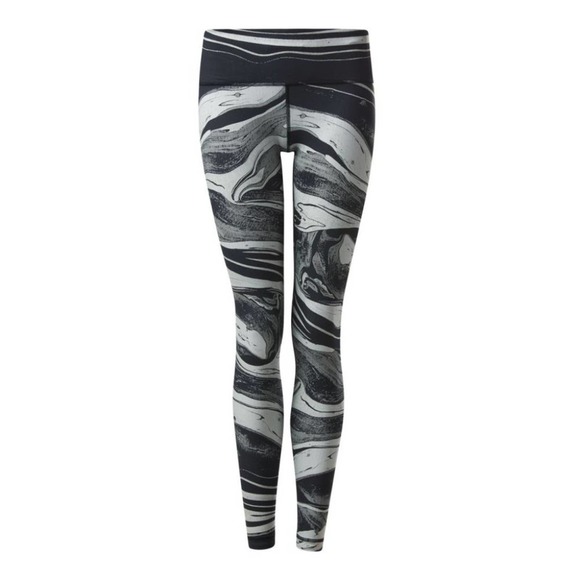 Lululemon Speed Wunder Nulux Tight in Marbled Mix Speed Wunder 50 G White Black - Picture 4 of 16